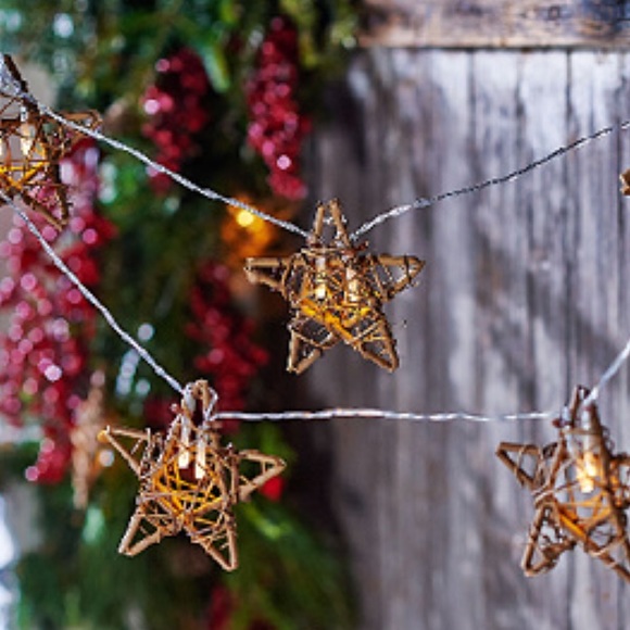 Rattan Star Light Strand - Picture 3 of 7